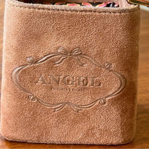 Victoria’s Secret Tan Suede Feel Dream Angels Heavenly Gift Set Bag - Picture 2 of 14